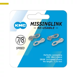 Lánc KMC MISSINGLINK patentszem 3/32&quot; 8 speed CL571R