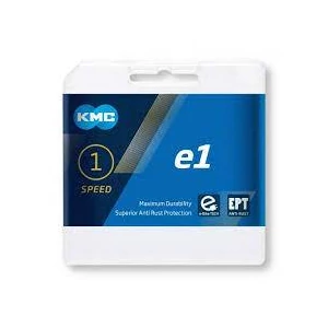 Lánc KMC E1 singlespeed e-bike 1/2 x 1/8 112L silver