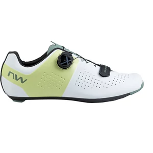Cipő NORTHWAVE ROAD STORM CARBON 40 FEHÉR/ZÖLD (MATCHA)