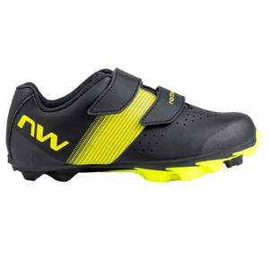 Cipő NORTHWAVE MTB HAMMER JUNIOR 33 FEKETE/FLUO SÁRGA