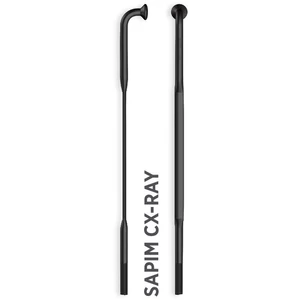 Küllő SAPIM CX-RAY Inox 14G 258mm J-Bend fekete + Polyax Alu 14G 14mm fekete