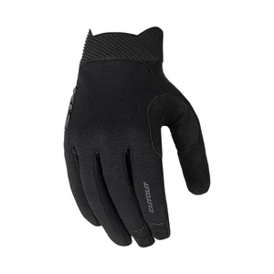 Kesztyű KLS CUTOUT LONG 025, black, M