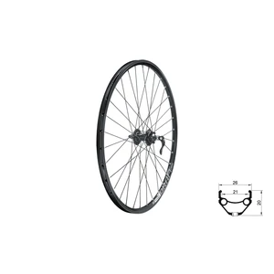 Fűzött első kerék KLS DRAFT DSC, 27,5&quot; F, black