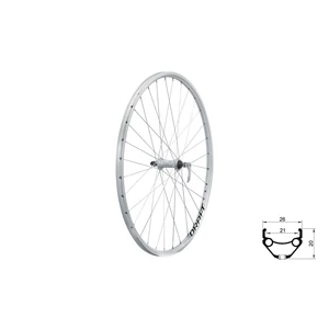Fűzött első kerék KLS DRAFT V-brake F, 28/29&quot;, silver