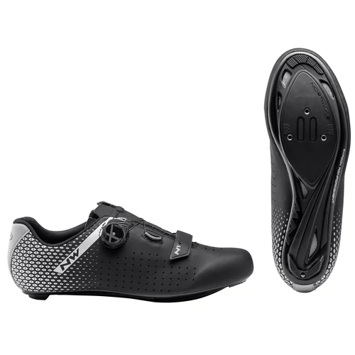 Cipő NORTHWAVE ROAD CORE PLUS 2 45 fekete/ezüst