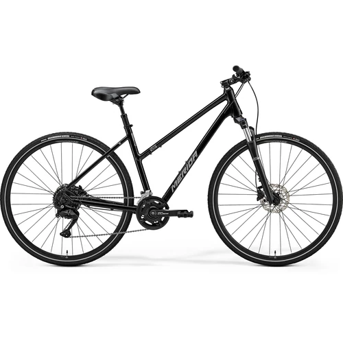 MERIDA CROSSWAY 100 NŐI FÉNYES FEKETE (EZÜST)