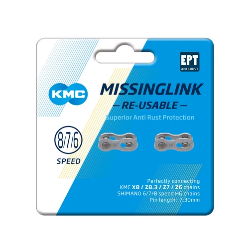 Lánc KMC MISSINGLINK patentszem 8 speed 1/2x3/32
