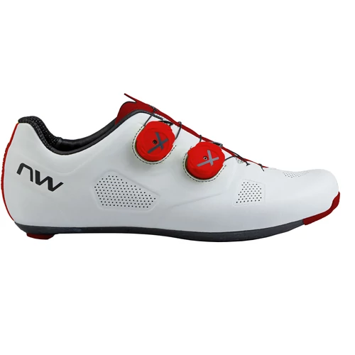 Cipő NORTHWAVE ROAD REVOLUTION 39 FEHÉR/FLUO PIROS