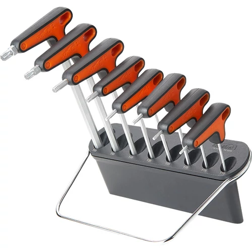 Szerszám SUPERB CL TORX kulcskészlet T-nyelű 10,15,20,25,30,40,45,50 - TB-76165