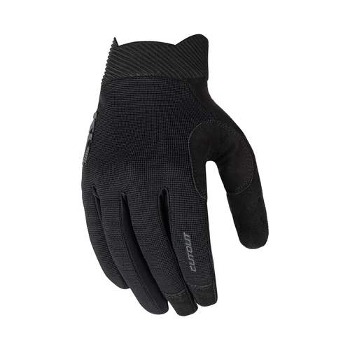 Kesztyű KLS CUTOUT LONG 025, black, XL