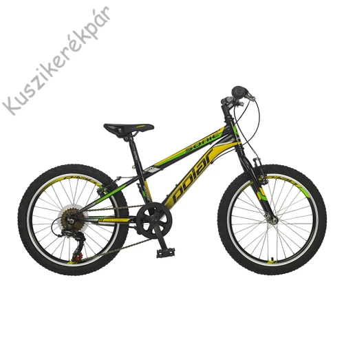 KRP MTB SONIC 20' FEKETE/SÁRGA 6 SEB POLAR
