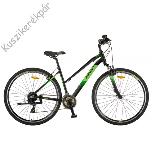 KRP CROSS TREKKING NŐI 49 CM FEKETE/VILÁGOSZÖLD FORESTER